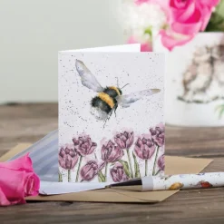 Wrendale Designs 'Flight of the Bumblebee' Bee Enclosure Card- Greeting Cards