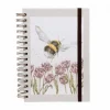 Wrendale Designs 'Flight of the Bumblebee' Spiral Bound Notebook- Stationery
