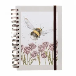 Wrendale Designs 'Flight of the Bumblebee' Spiral Bound Notebook- Stationery