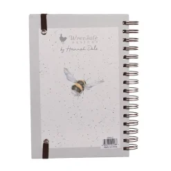 Wrendale Designs 'Flight of the Bumblebee' Spiral Bound Notebook- Stationery