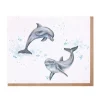 Wrendale Designs 'Flippin Around' Dolphin Greetings Card- Greeting Cards|Children