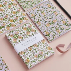 Catherine Lewis Flora Nouveau - Set of 3 A6 Notebooks- Stationery