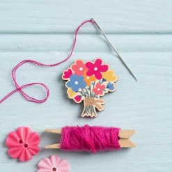 Hawthorn Handmade Flower Posey Magnetic Needle Holder- Crafts