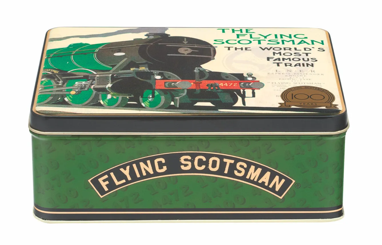 Elite Tins Flying Scotsman Deep Rectangular Tin- Father's Day|Novelty