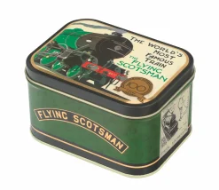 Elite Tins Flying Scotsman Small Rectangular Tin- Novelty|Storage