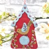 Corinne Lapierre Folk Birdhouse Wool Mix Felt Craft Kit- Crafts|Children