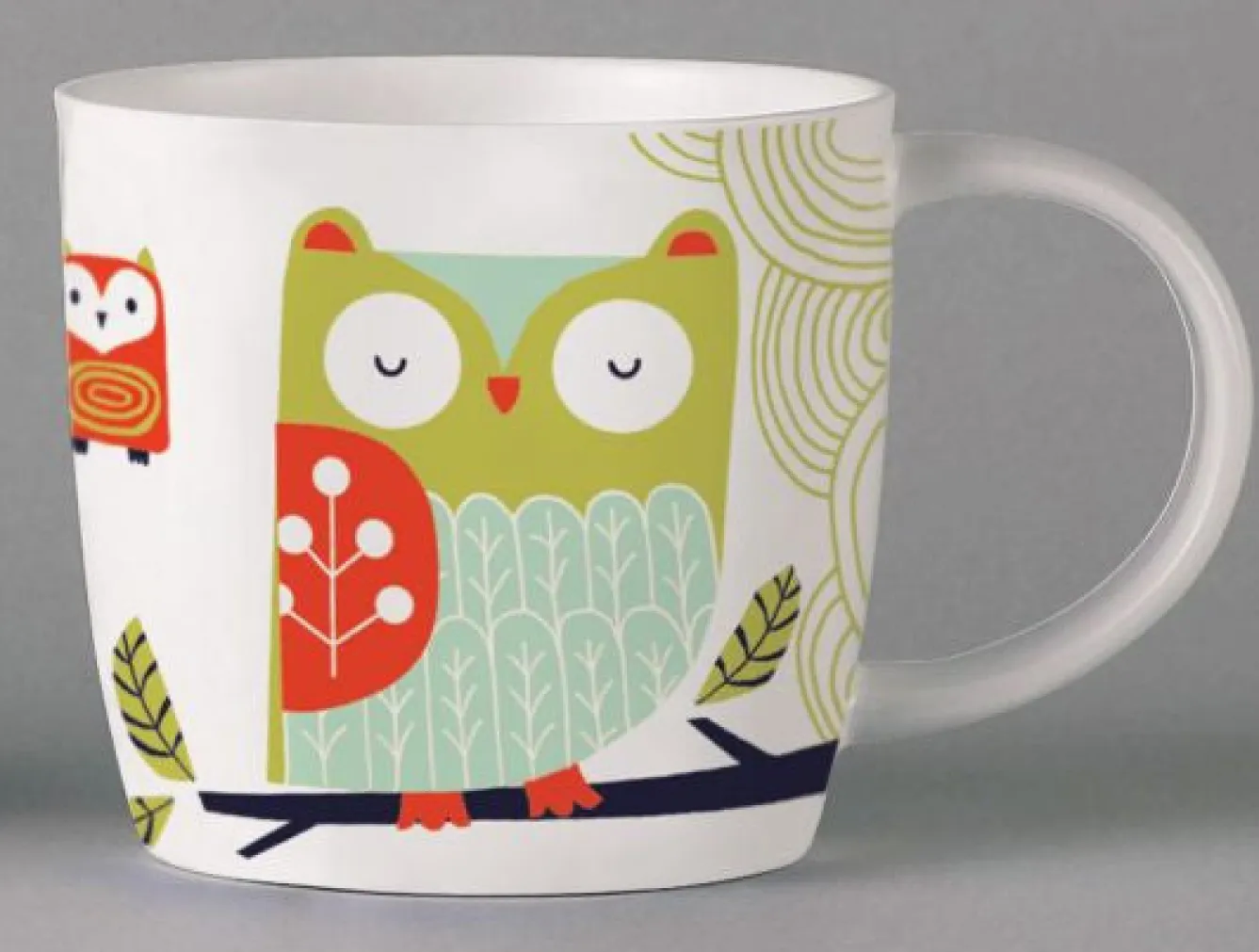 Repeat Repeat Folkland Barn Owl Mug - White- Animals|Animals