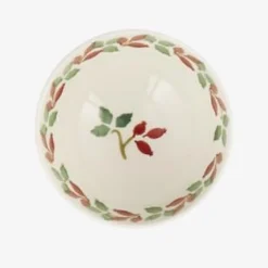 Emma Bridgewater Folk Rosehip French Bowl- Christmas|Bowls & Dishes