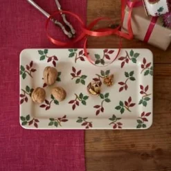 Emma Bridgewater Folk Rosehip Medium Oblong Plate- Serving Plates & Boards|Plates