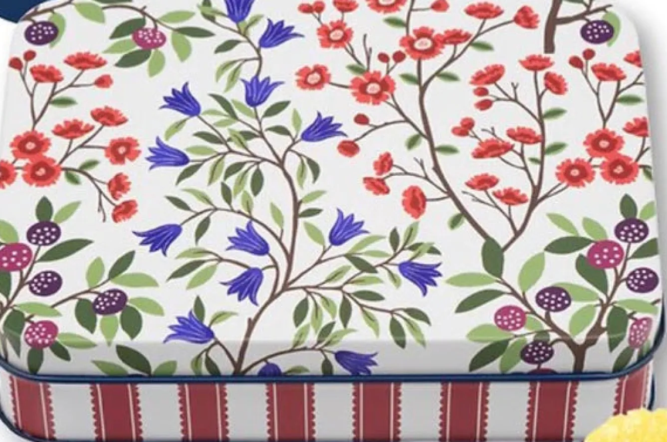Sanderson Foraging Small Rectangular Tin- Storage