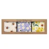 Emma Bridgewater Forget Me Not & Primrose Set 3 Square Caddies- Storage Caddies|Storage