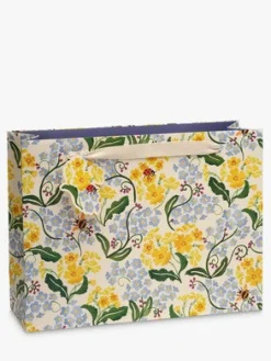 Emma Bridgewater Forget me Not Shopper Gift Bag- Stationery|Flowers & Garden