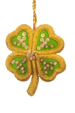 St. Nicolas Four Leaf Clover Decoration- Christmas Decorations|Seasonal Decor