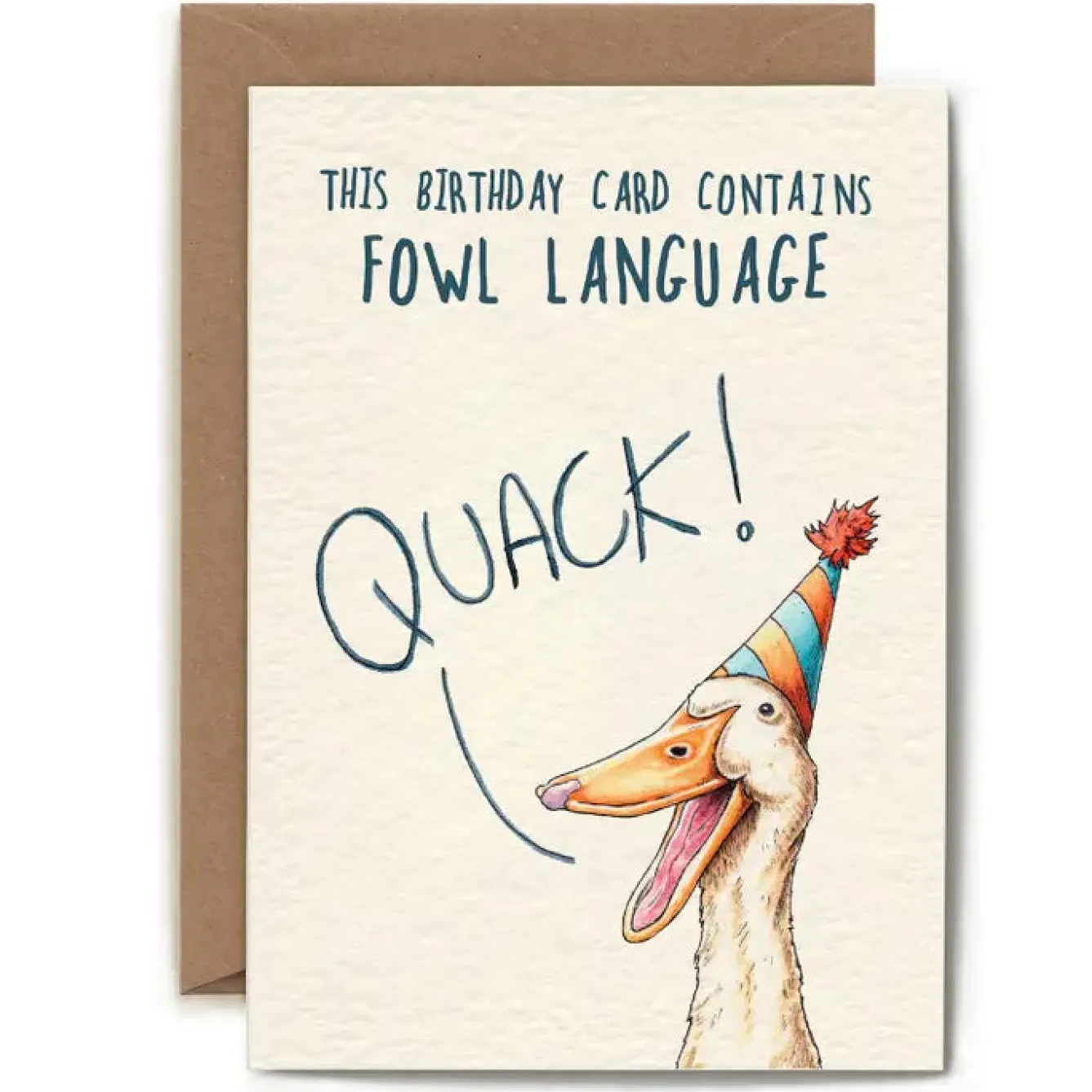 Bewilderbeest Fowl Language Birthday Card- Greeting Cards