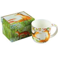 Emma Ball Foxes Bone China Mug (Boxed)- Animals|Animals