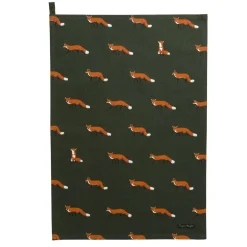 Sophie Allport Foxes Tea Towel- Tea|Tea