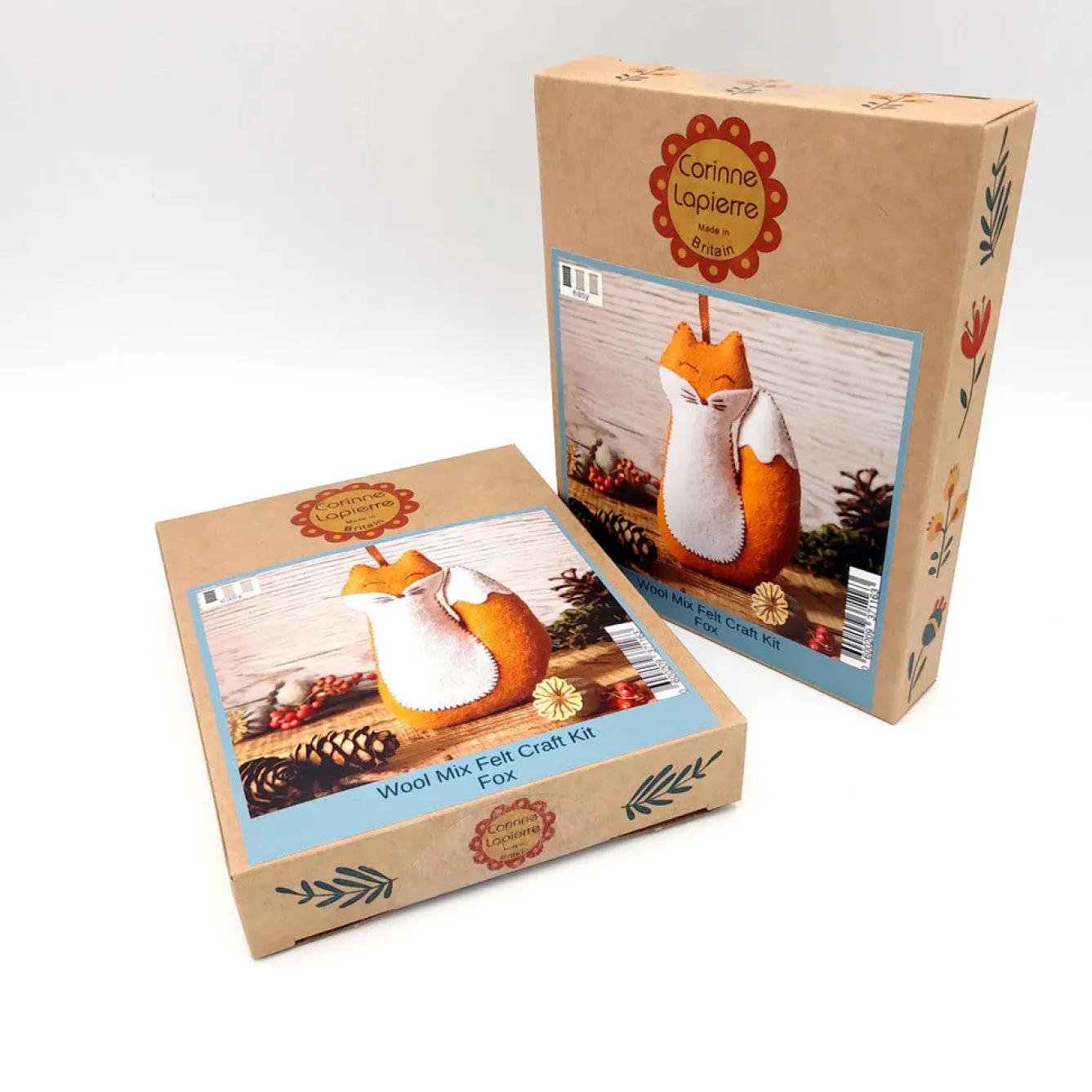 Corinne Lapierre Fox Felt Craft Mini Kit- Crafts|Children