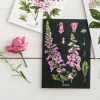 Catherine Lewis Foxglove - Black - card- Greeting Cards