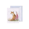 Wrendale Designs 'Foxgloves' Fox Gift Enclosure Card- Greeting Cards