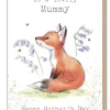 Paper Shed Design Fox with Bluebells "To A Lovely Mummy" Mother's Day Greetings Card- Mother's Day|Mother's Day