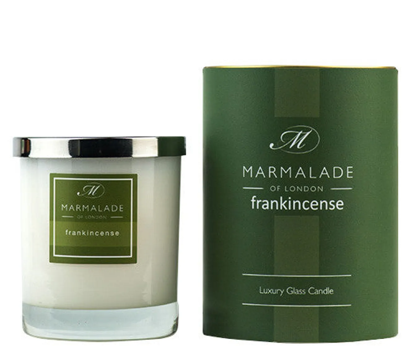 Marmalade of London Frankincense Glass Candle- Home Fragrance