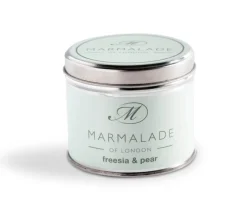 Marmalade of London Freesia & Pear Medium Tin Candle- Home Fragrance