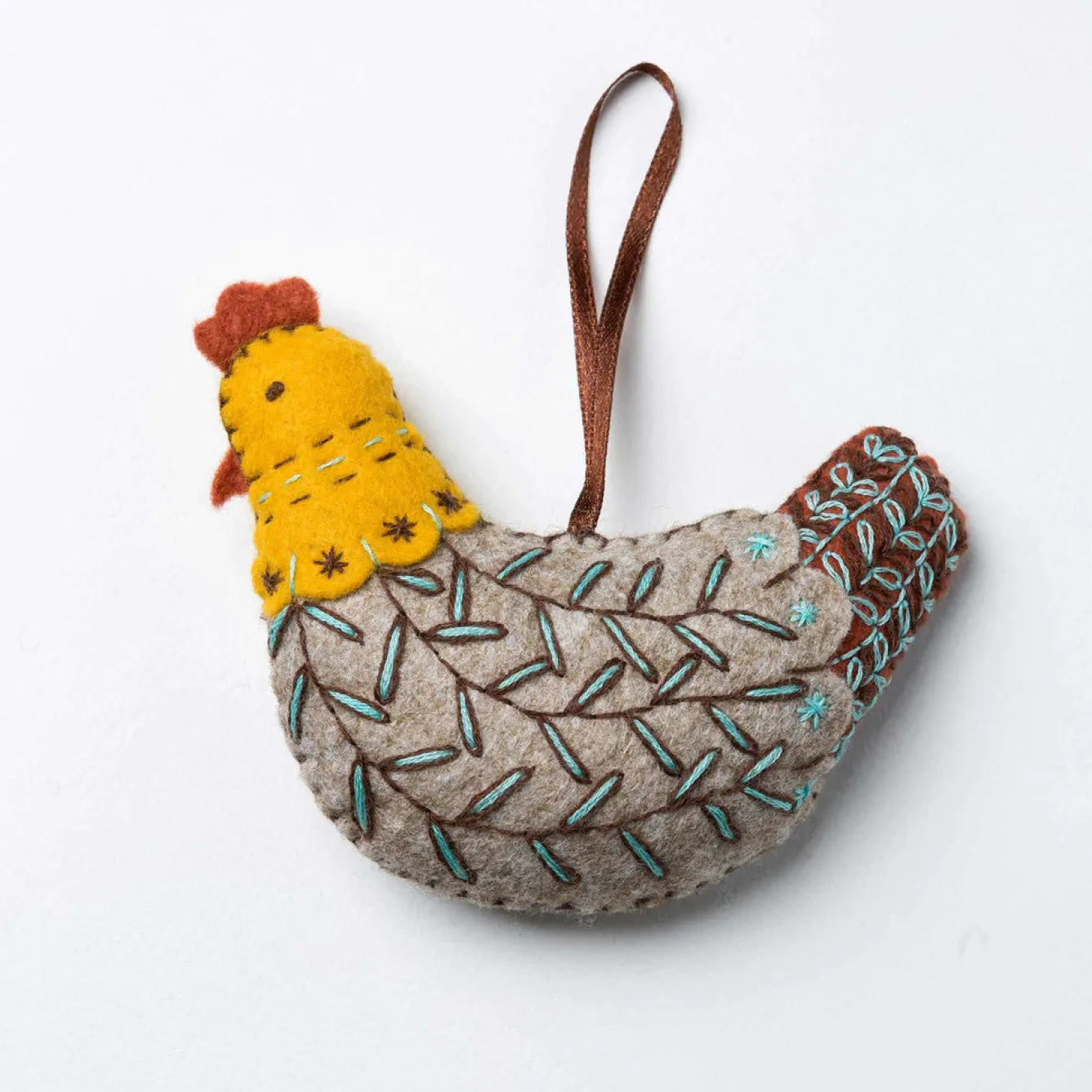 Corinne Lapierre French Hen Felt Craft Mini Kit- Crafts|Children