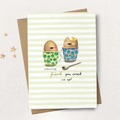 Stephanie Davies Friend, you crack me up! Greeting Card- Greeting Cards