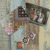 Emma Ball Fruit Garden Set of 6 Stitch Markers in a Pocket Tin- Crafts