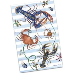 Emma Ball Fruits of the Sea Tea Towel- Tea|Tea Towels