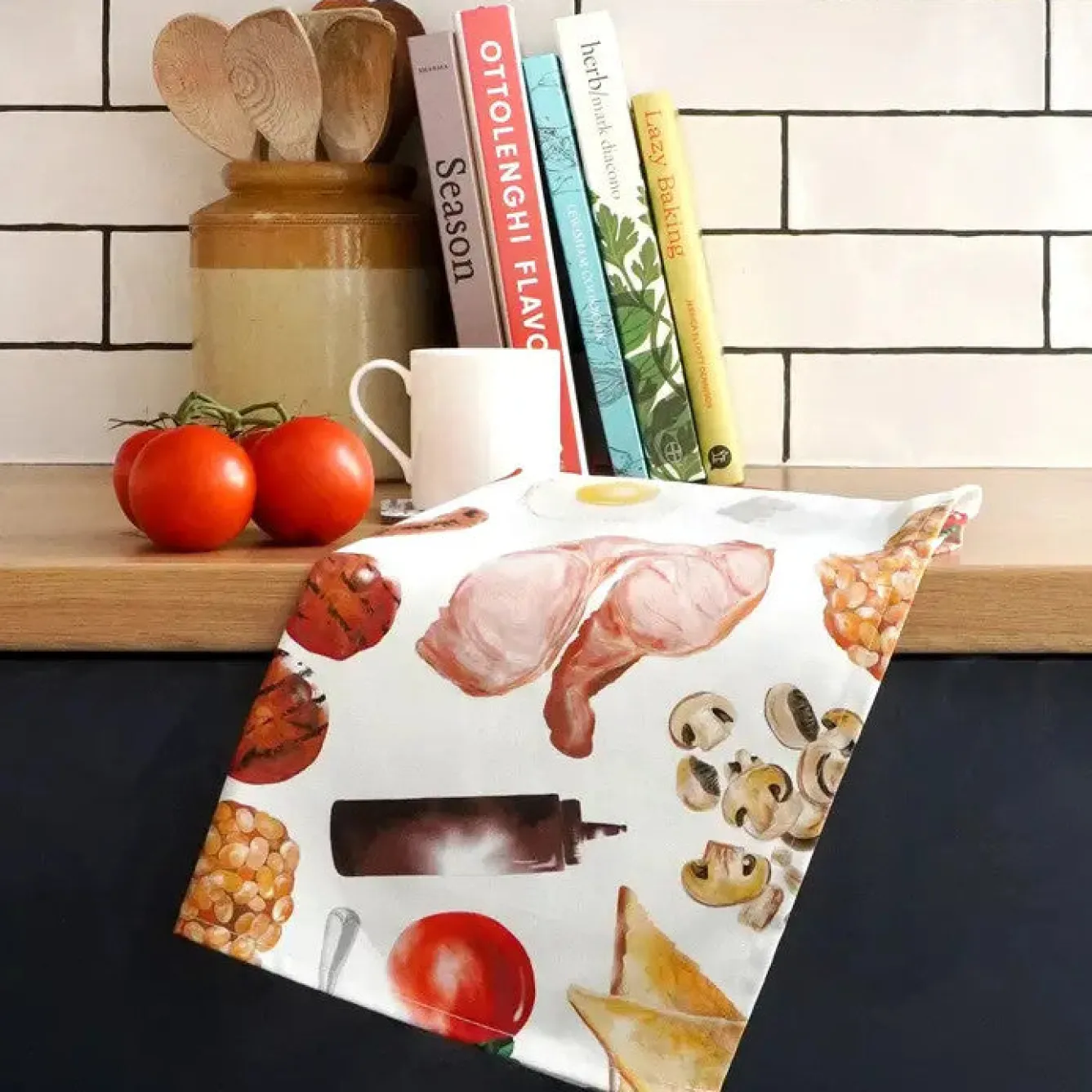 Corinne Alexander Full English Tea Towel by- Father's Day|Tea