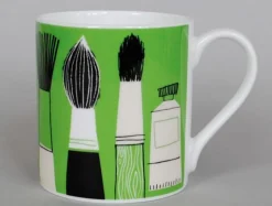 Repeat Repeat Gallery Art Brushes Mug- Whimsical