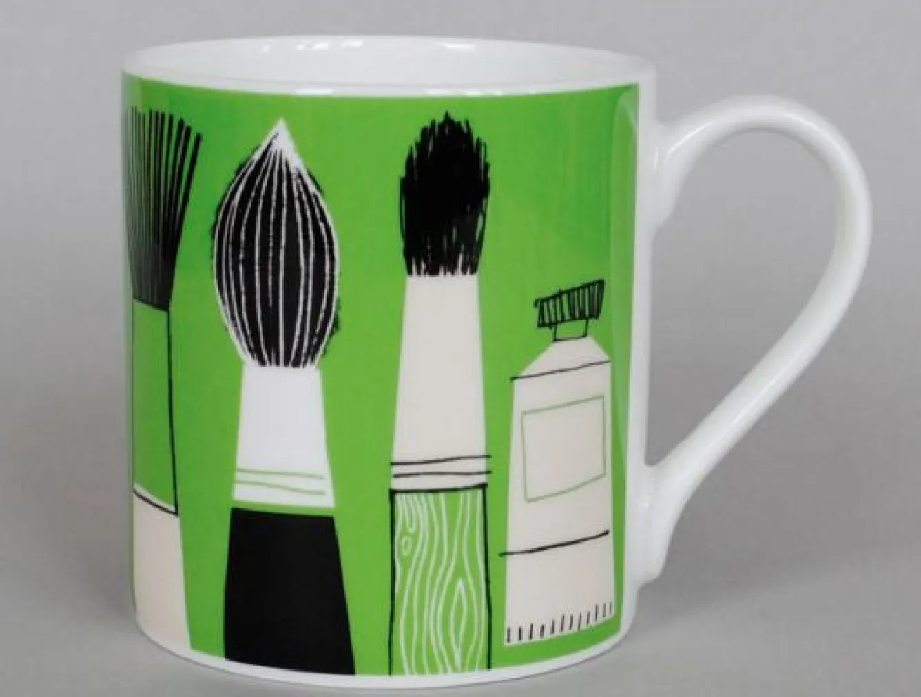 Repeat Repeat Gallery Art Brushes Mug- Whimsical