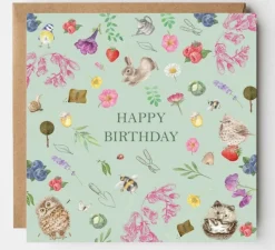West Country Designs Garden Companions Birthday Card- Greeting Cards
