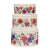 Emma Bridgewater Garden Flowers Set of 3 Round Cake Tins- Novelty