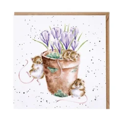 Wrendale Designs 'Garden Friends' Blank Greetings Card- Greeting Cards