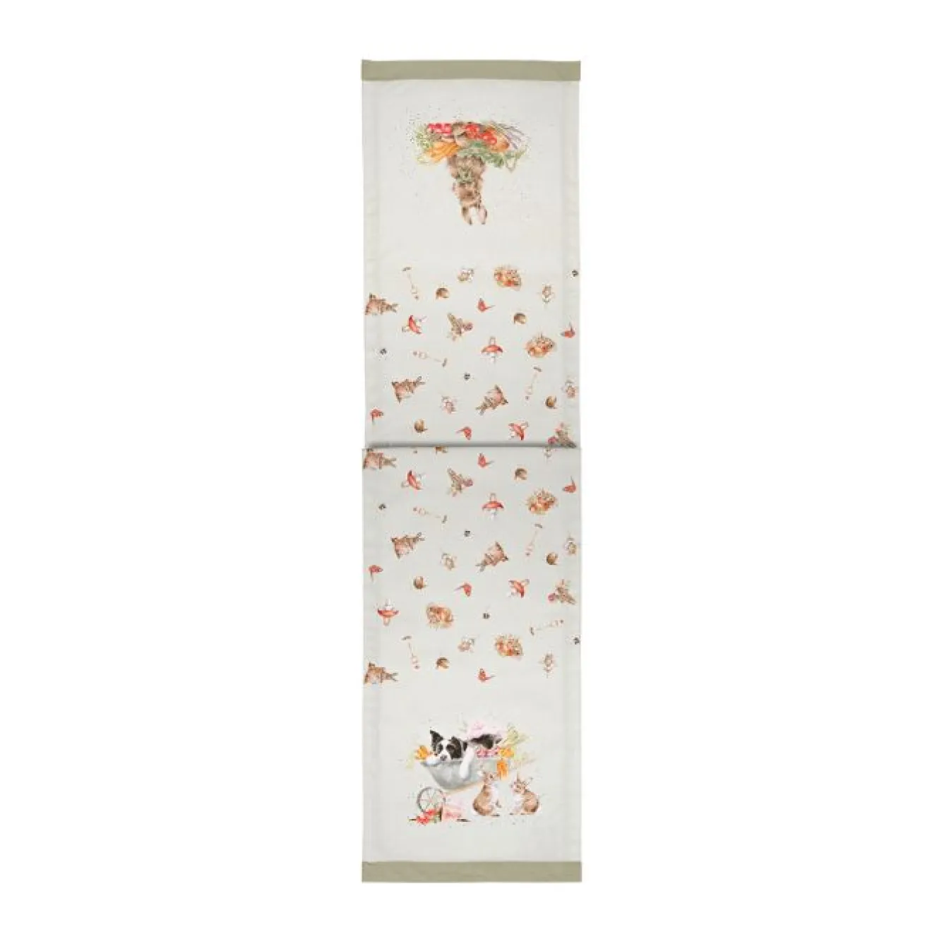 Wrendale Designs 'Garden Friends' Garden Animals Table Runner- Table Runners