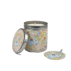 Heaven Scent Garden Picnic- Lime, Basil & Mandarin Candle Tin- Home Fragrance