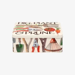 Emma Bridgewater Garden Tools Deep Rectangular Tin- Flowers & Fruits