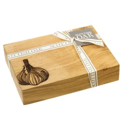 Selbrae Garlic Oak Chopping Board - 19cm- Chopping Boards