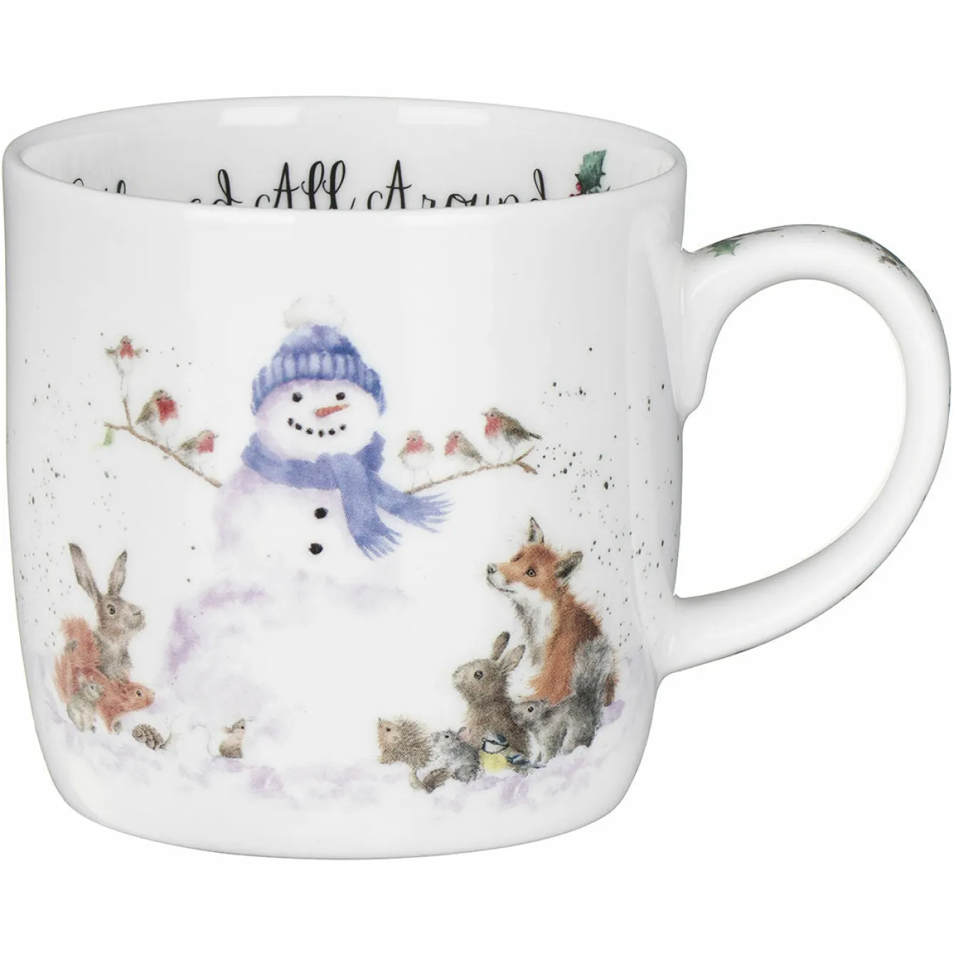 Wrendale Designs 'Gathered All Around' Small Bone China Mug (11oz)- Animals|Animals