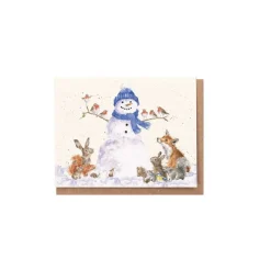 Wrendale Designs 'Gathered All Around' Woodland Animal Gift Enclosure Card- Christmas|Greeting Cards
