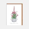 Lottie Murphy 'Geranium' Happy Mother's Day Card- Mother's Day|Mother's Day