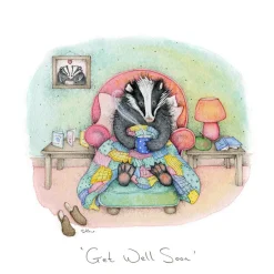 Moongazer Cards Get Well Soon Greeting Card- Greeting Cards