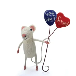 Sew Heart Felt Get Well Soon Mouse- Children