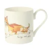 Mclaggan Smith Ginger and White Cat Bone China Mug- Whimsical
