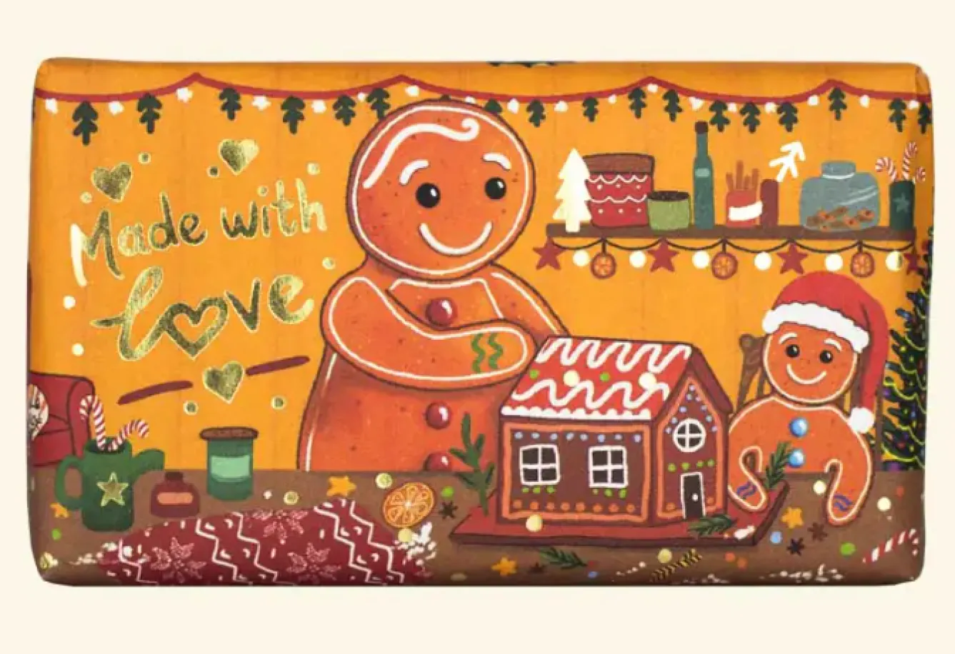 English Soap Company Gingerbread Soap - 190g- Soaps & Lotions