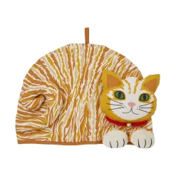 Ulster Weavers Ginger Cat Shaped Tea Cosy- Tea|Tea Cosies