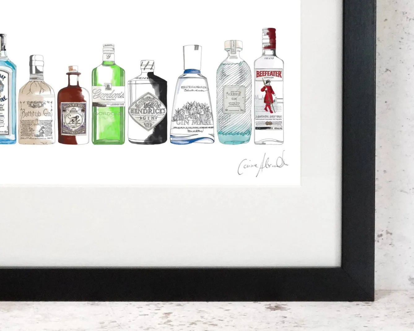 Corinne Alexander Gin Print by- Art