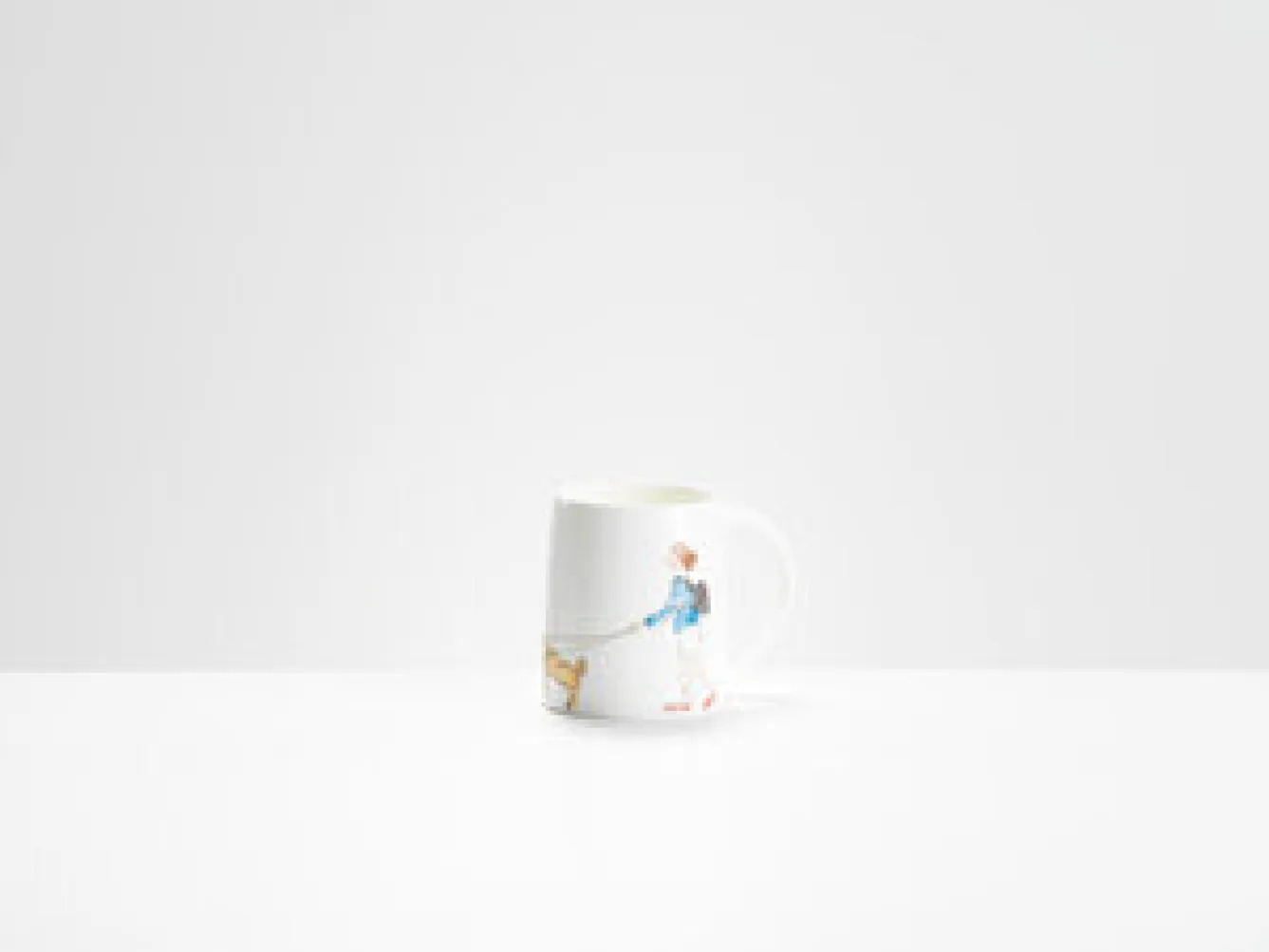 Helen Beard Girl and Two Dogs Mug- Whimsical|Pets